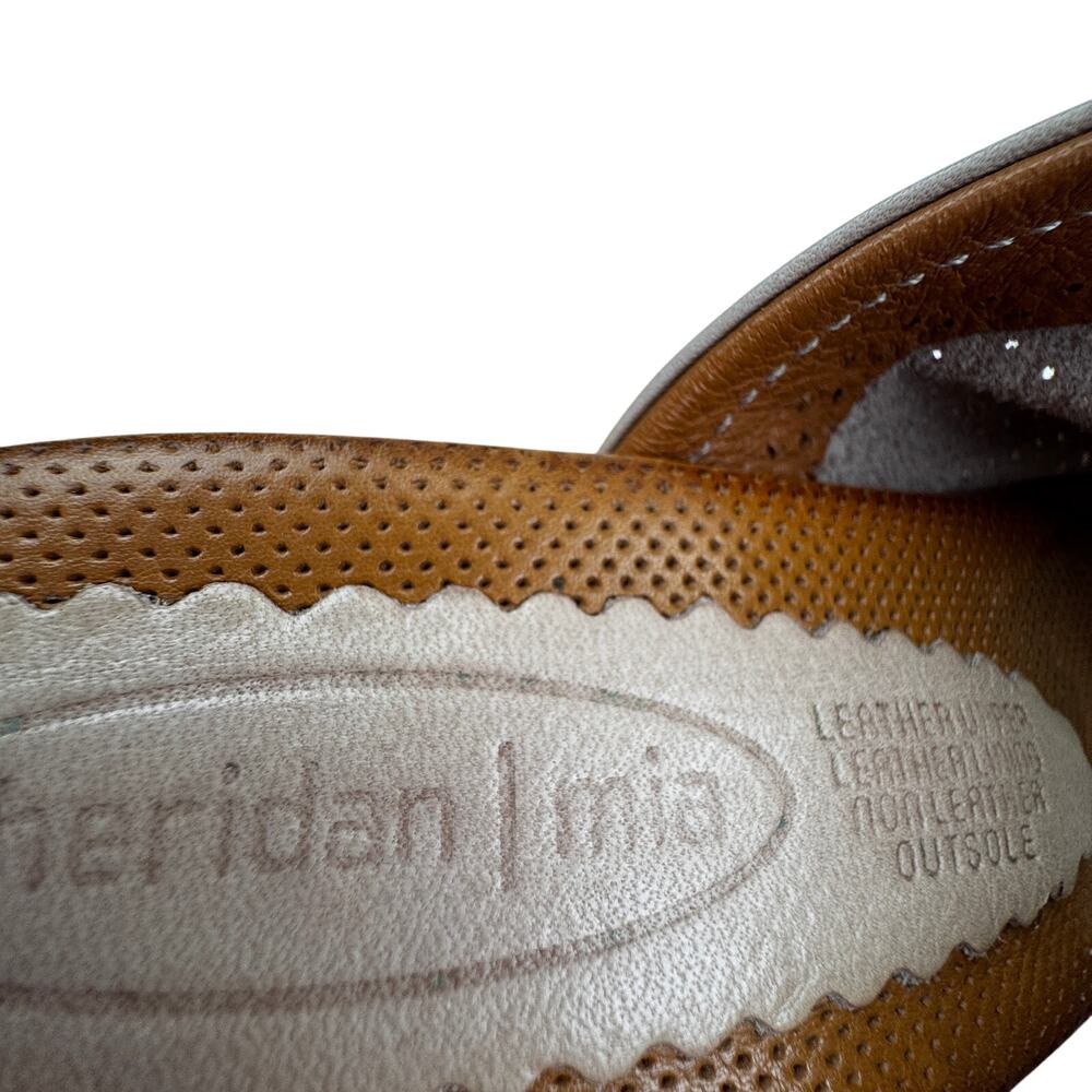 Sheridan Mia Blush Pink Perforated Buttery Soft Leather Women's Size 38/US 7.5 - Picture 7 of 8